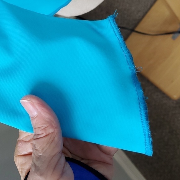 Yaffa, tourqwise‎ blue long sleeve  Activewear top Henley style size smal… - Picture 3 of 9